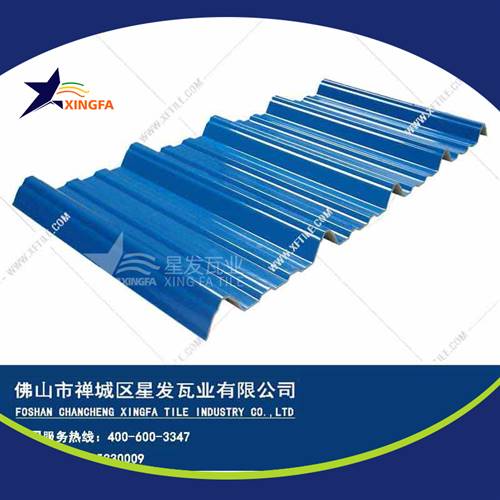 厚度3.0mm蓝色900型PVC塑胶瓦 呼和浩特工程钢结构厂房防腐隔热塑料瓦 pvc多层防腐瓦生产网上销售